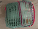多巴胺豆腐包迷你網(wǎng)紗便攜旅行洗漱化妝品收納包補妝包網(wǎng)格雜物包 升級款【鏤空網(wǎng)格超大容量】-綠色（提手） 曬單實(shí)拍圖
