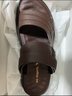 紅蜻蜓涼鞋男鞋輕便拖鞋夏季牛皮沙灘鞋露趾透氣兩穿WTT22118J棕色43 曬單實(shí)拍圖