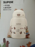 蘇泊爾（SUPOR）兒童保溫杯水杯水壺小學(xué)生上學(xué)開(kāi)學(xué)316L吸管杯 椰奶白KCV50CM20 曬單實(shí)拍圖