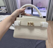 CHARLES&KEITH鱷魚(yú)紋凱莉包手提包斜挎婚包包女包生日禮物CK2-50270880-1 曬單實(shí)拍圖