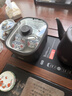 吉谷（K·KOU）全自動(dòng)雙邊上水電熱水壺多檔恒溫電茶壺鍋壺同煮 茶臺燒水壺一體桌茶具套裝泡茶1.0L+0.8L TC017B 曬單實(shí)拍圖