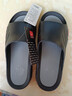 回力拖鞋男士厚底防滑浴室一字拖休閑外穿耐磨涼鞋SDJ-3A77 黑灰44-45 曬單實(shí)拍圖