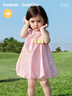 巴拉巴拉童裝寶寶連衣裙嬰兒公主裙2026夏新款兒童裙子甜美花苞裙洋氣時(shí)尚 曬單實(shí)拍圖