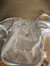 童泰（TONGTAI）嬰兒半背衣夏季純棉衣服初生寶寶和尚服滿(mǎn)月服上衣提花藍色52cm 曬單實(shí)拍圖