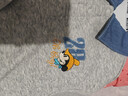 迪士尼（Disney）男童衛衣衛褲春季新款運動(dòng)休閑套裝舒適耐磨寬松兒童套裝兩件套 灰色polo領(lǐng)套裝 140 （建議8-10歲身高130-140cm) 曬單實(shí)拍圖