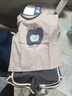 迷你巴拉短袖套裝男女童寶寶純棉印花運動(dòng)兩件套寬松春夏童裝 鐵灰色 110 曬單實(shí)拍圖