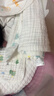潔麗雅（Grace）A類(lèi)純棉嬰兒紗布浴巾男女寶寶洗澡巾新生兒用品大毛巾被110*110cm 曬單實(shí)拍圖