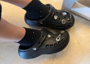 卡駱馳（CROCS）貝雅云彩女士洞洞鞋戶(hù)外休閑鞋|208186 黑色-001 36 /37(230mm) 曬單實(shí)拍圖