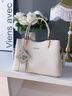 viney牛皮包包女包手提媽媽包中年輕奢單肩包生日禮物高級感送女友老婆 【米白色】女生實(shí)用走心 高端大氣時(shí)尚品牌斜挎包 曬單實(shí)拍圖