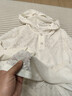 香影超好看連帽白色薄款衛衣女長(cháng)袖2026春裝新款寬松套頭提花上衣 米白 XL 170/92A/125-140斤 曬單實(shí)拍圖