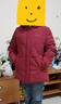 波司登（BOSIDENG）冬季羽絨服女士寬松休閑加厚90絨連帽百搭舒適外套B250245128 【新年紅】醇酒紅1856-送長(cháng)輩 -店長(cháng)推薦 M 165/88A 體重約110-120斤 曬單實(shí)拍圖
