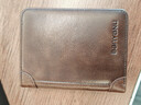 班亞奴男士錢(qián)包班亞奴新款真皮短款超薄駕駛證卡包多功能豎款男式皮夾 咖啡色-普通款（復古頭層皮） 曬單實(shí)拍圖