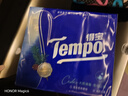得寶（TEMPO）高定調香 雪松印花手帕紙 4層7張*12包 濕水不破紙巾小包 面巾紙 曬單實(shí)拍圖