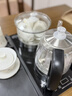益茶福全自動(dòng)上水電熱水壺底部上水嵌入式茶臺功夫茶燒水壺飲水燒水一體機抽水玻璃煮茶壺保溫泡茶壺 1L 藍光玻璃高端套裝 曬單實(shí)拍圖