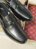 克雷斯丹尼（Chrisdien Deny）新款男士樂(lè )福鞋商務(wù)休閑皮鞋柔軟透氣百搭通勤男鞋 黑色 D801610107AAB 40 (250mm) 比國內碼大一碼 曬單實(shí)拍圖