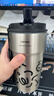 卡羅特保溫杯情侶咖啡杯外出便攜不銹鋼水杯男生吸管杯子生日禮物 銀 曬單實(shí)拍圖