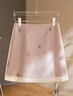 沐思禾超好看粉色刺繡直筒裙半身裙女春季2026新款亮閃閃a字裙包臀短裙 粉色 M /27 建議95-105斤 曬單實(shí)拍圖
