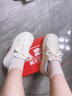 人本可愛(ài)貓咪小白鞋女2026春季新款厚底板鞋女學(xué)生韓版百搭運動(dòng)休閑鞋 曬單實(shí)拍圖