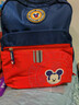 迪士尼（Disney）幼兒園書(shū)包男童米奇卡通小孩2-6周歲兒童雙肩包學(xué)前班書(shū)包1年級小包 SM11890（藏青） 曬單實(shí)拍圖