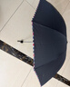 天堂 加大雨傘三折 晴雨兩用商務(wù)傘經(jīng)典格紋10骨大雨傘男女 藏青 曬單實(shí)拍圖