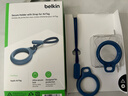 貝爾金（BELKIN）適用AirTag掛繩 蘋(píng)果防丟器airtags鑰匙扣 蘋(píng)果行李牌追蹤器 硅膠耐臟防摔殼保護 F8W974藍色 曬單實(shí)拍圖