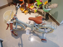 永久（FOREVER）兒童自行車(chē)2-6歲男女孩可折疊中大童學(xué)生單車(chē)14寸云母灰 曬單實(shí)拍圖