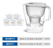 碧然德（BRITA）過(guò)濾凈水器 家用濾水壺 Kalea 晨汐系列XL  3.5L（灰）+專(zhuān)家版濾芯5枚 環(huán)保加固包裝 曬單實(shí)拍圖