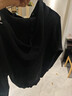 百圖betu女裝春季新款毛針織衫連帽抽繩時(shí)尚休閑毛衫女2501X06 黑色 M 曬單實(shí)拍圖