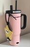 萬(wàn)家全新款高顏值冰霸杯大容量不銹鋼保溫杯女生辦公室吸管杯水杯杯子 桃子慕斯720ml+星星掛件 曬單實(shí)拍圖