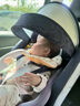 Prigel舒安pro新生嬰幼兒寶寶兒童安全座椅可坐可躺車(chē)載汽車(chē)用0-6-12歲 舒安pro 烏梅紫醬(不窩脖設計+單手旋轉+175°大躺角) 曬單實(shí)拍圖