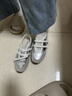 百麗（Belle）章若楠同款奶酪糖薄底瑪麗珍女26春新款真皮商場(chǎng)單鞋E9Q1DAQ6預售 銀色 36 曬單實(shí)拍圖