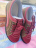 老北京布鞋女士春秋季軟底防滑中老年媽媽鞋輕便休閑平跟舒適單鞋 棗紅色 37 標準尺碼 曬單實(shí)拍圖