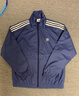 adidas寬松日常舒適運動(dòng)夾克外套男女春季新款阿迪達斯官方三葉草   深靛藍   M 曬單實(shí)拍圖