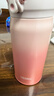 膳魔師（THERMOS）保溫杯316鋼350ml男女士?jì)和槭侄Y生日禮物JNL-350S珊瑚粉 曬單實(shí)拍圖