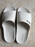 回力拖鞋男女涼拖鞋抑菌防滑浴室內外穿軟彈涼拖鞋HL0397乳白40-41碼 曬單實(shí)拍圖