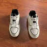 鞋子男款新款洋基隊男鞋莆田百搭板鞋男休閑運動(dòng)厚底情侶韓版鞋女 象牙白低幫（順豐包郵） 42 曬單實(shí)拍圖