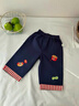 嘟嘟家兒童褲子純棉春季男童長(cháng)褲春款女童工裝褲寶寶休閑褲童裝 藏青100 曬單實(shí)拍圖