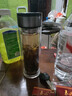 【京東物流配送】高硼硅雙層玻璃杯大容量泡茶杯水杯子茶水分離杯 【雙層加厚】茶杯350ml1只 曬單實(shí)拍圖