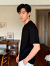 倉(cāng)石一樹(shù)潮牌高端純色短袖T恤男士2026夏季新款寬松半袖時(shí)尚潮流體恤上衣 白色 L 【想要模特效果拍小一碼】 曬單實(shí)拍圖