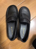 紅蜻蜓真皮樂(lè )福鞋女士牛皮小皮鞋復古休閑女鞋一腳蹬女鞋WTB43660黑色39 曬單實(shí)拍圖