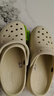 卡駱馳（CROCS）戶(hù)外休閑時(shí)尚一腳蹬沙灘鞋 206750-2Y2 36-37 曬單實(shí)拍圖
