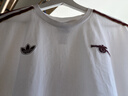 阿迪達斯（adidas）男 足球系列 AFC ICON TEE 阿森納休閑文化衫 JM9395 白色 L 曬單實(shí)拍圖