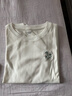 茵曼（INMAN）茵曼白色休閑圓領(lǐng)刺繡T恤2026春女裝新款寬松短袖上衣 白色 M 曬單實(shí)拍圖
