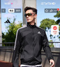 adidas簡(jiǎn)約三條紋跑步運動(dòng)立領(lǐng)夾克外套男裝秋季阿迪達斯官方   黑色/白（推薦選大一碼）   S 曬單實(shí)拍圖