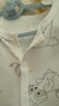 童泰（TONGTAI）嬰兒連體衣春秋季純棉新生兒衣服寶寶哈衣無(wú)骨爬服睡衣灰色73cm 曬單實(shí)拍圖