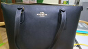 蔻馳（COACH）【品牌直供】女士GALLERY大號手提托特包黑色CV402禮物 曬單實(shí)拍圖