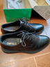 卡帝樂(lè )鱷魚(yú)男鞋商務(wù)正裝皮鞋男士真皮休閑軟底軟面系帶上班大碼內增高結婚鞋 XQLQHH3668黑色四季款 44 曬單實(shí)拍圖