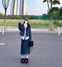 拉夏貝爾（La Chapelle）針織連衣裙女裝2025年秋冬季新款韓版套裝兩件小個子打底裙子女冬 牛仔套裝 S 曬單實拍圖