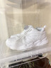 江博士（DR·KONG）柔軟運動(dòng)鞋秋季男女童小白鞋旋鈕扣兒童鞋2B16A1050AX白色31碼 曬單實(shí)拍圖