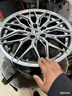 巨久輪轂TCFP02傾鑄旋壓高承重改裝適用寶馬小鵬特斯拉小米騰勢蔚來(lái) 金屬銀丨30天免費試用丨十年質(zhì)保 18英寸 8.5J 曬單實(shí)拍圖
